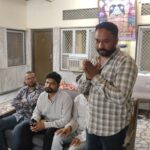 हल्ला बोल रैली को सफल बनाने के लिए मोती बाजार में हुई बैठक